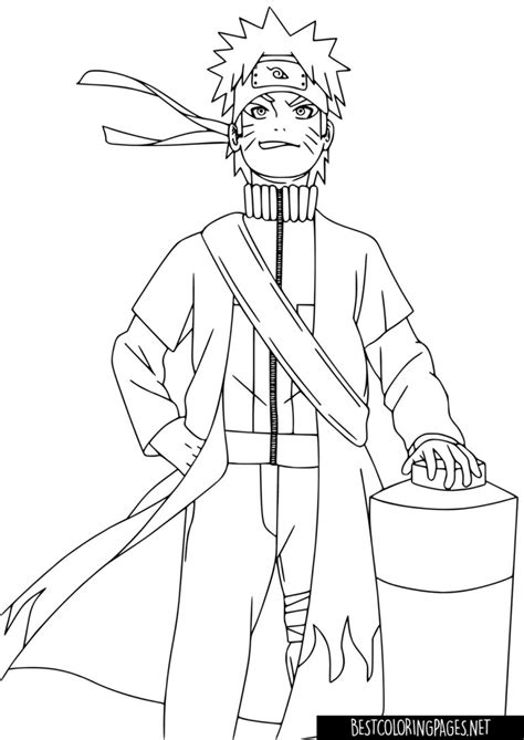 Naruto Coloring Pages for kids - Free printable coloring pages