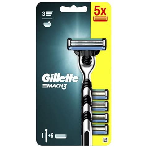 Gillette mach3 strojek + 5 hlavice | Eshop Tham & Ha Plus