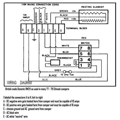 Thetford Fridge Wiring Diagram - Wiring Diagram
