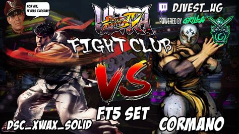 USF4 Fight Club Exhibition Series DSC Xwax Solid VS Cormano FT5 Set