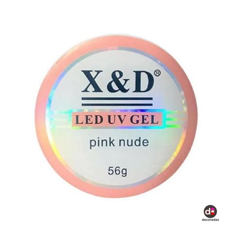 Gel Para Alongamento De Unhas X D Pink Nude 56g