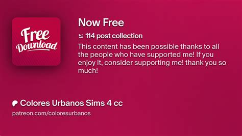 Now Free Collection From Colores Urbanos Sims Cc Posts