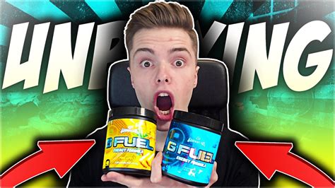 Insane Gfuel Unboxing Blue Ice Gamma And Pineapple Gamma Tubs More