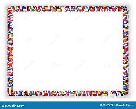 Countries Flags Frame Stock Illustrations 439 Countries Flags Frame