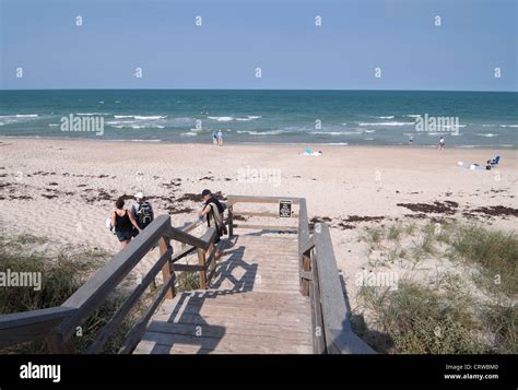 Playalinda Beach At Canaveral National Seashore Along Floridas Space