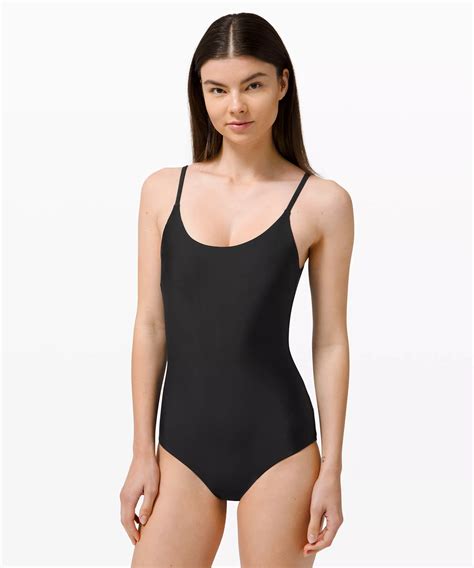 Lululemon Waterside One-piece Swimsuit B/c Cup, Medium Bum Coverage In