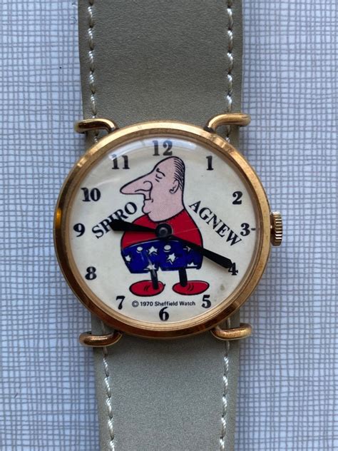 Vintage Spiro Agnew Watch Circa The 70s Etsy