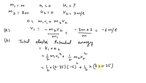solvedtwo blocks  masses         frictionless