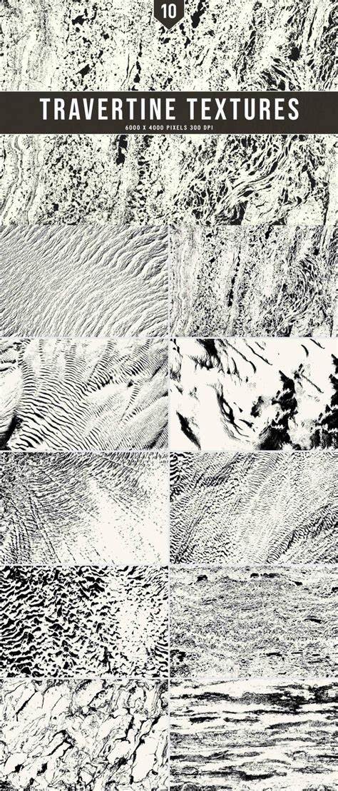 Travertine Textures Masterbundles