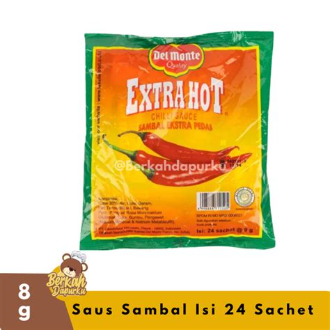 Delmonte Sauce Extra Hot Sachet G Isi Pcs Lazada Indonesia