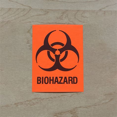 Biohazard Label (3″H x 2-1/4″W) – Stanford Environmental Health & Safety