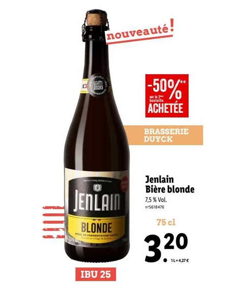 Promo Jenlain Bière Blonde chez Lidl iCatalogue fr