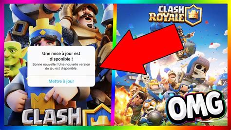 Omg Jessaye La Nouvelle Mise A Jour Clash Royale Youtube