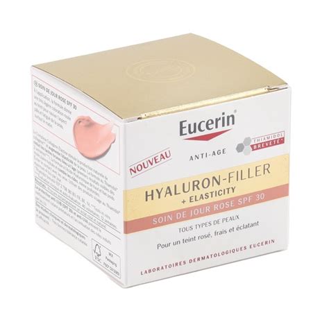 Eucerin Hyaluron Filler Elasticity Soin De Jour Rose Spf Anti Ge