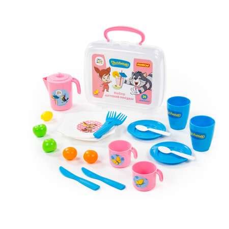 Набор посуды Полесье Простоквашино 21предмет 85436 купить по цене 46.3 ...