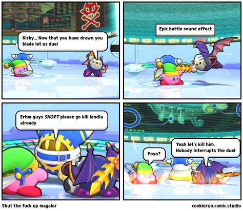 Shut The Fuck Up Magalor Comic Studio