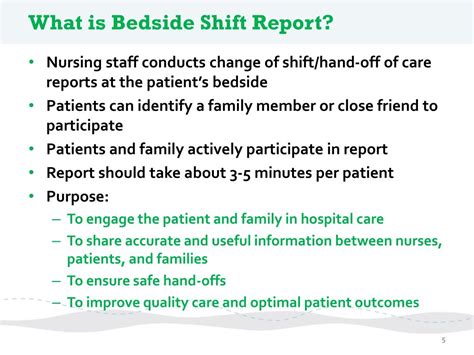 Ppt The Essentials Of Bedside Shift Report In Acute Care Adapted From