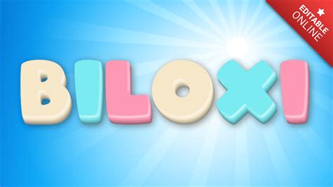 Biloxi | Text Effect Generator