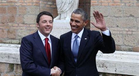 Obama A Renzi Fiducia Nelle Tue Riforme Incontro Con Napolitano