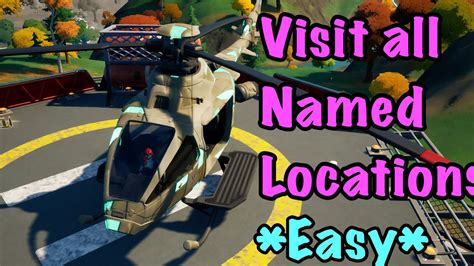 Visit All Named Locations In A Single Match Fortnite XP Xtravaganza