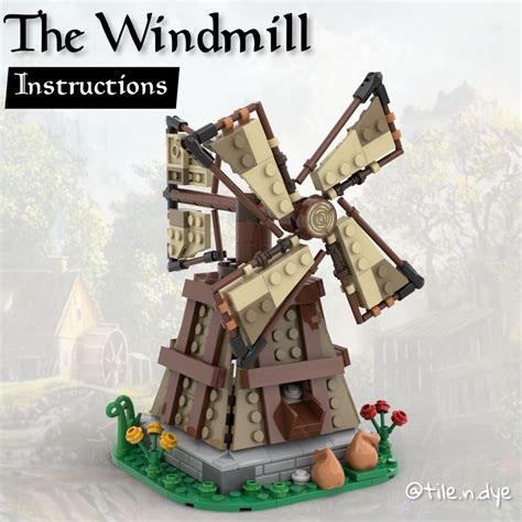 LEGO MOC LEGO Medieval/Castle WindMill moc by marinbrickdesign | Rebrickable - Build with LEGO