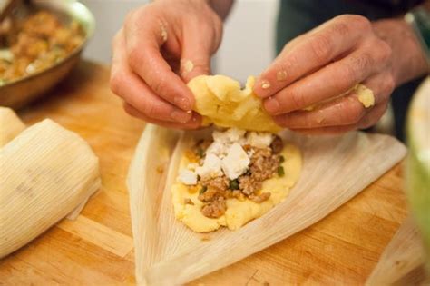 Recipe: Pork Tamales with Smoked Chili Sauce and Mango - Blue Apron