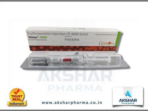 Recombinant Human Erythropoietin Alfa Vintor Injection Emcure