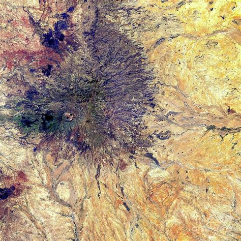 Mount Marra Sudan From Above Photograph By M G Whittingham Pixels