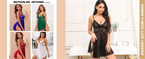 Avidlove Women Lace Lingerie Babydoll Sexy Chemise Exotic Nightgowns Bridal Nightdress At Amazon