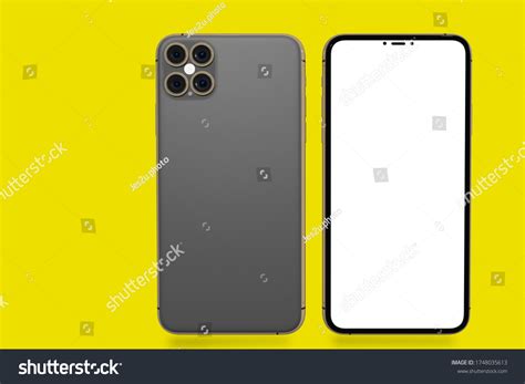 240 Yellow Iphone Mockup Images Stock Photos And Vectors Shutterstock