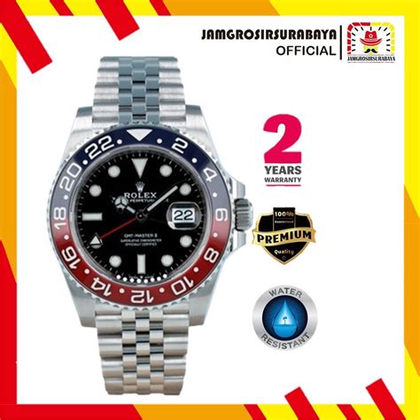 Jual Jam Tangan Pria Rolex Gmt Master Ii Automatic Swiss Premium