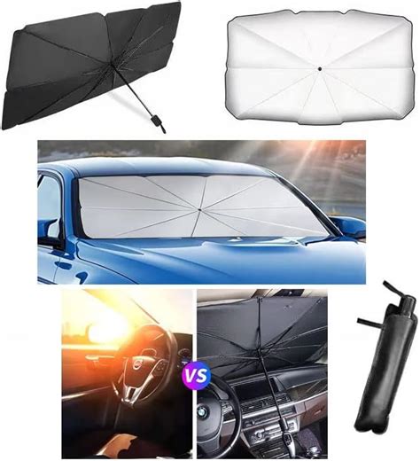 Car Front Window Sunshade Car Windshield Sunshade Umbrella Foldable