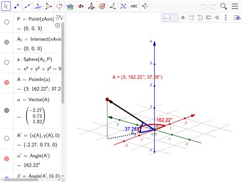 Coordenadas Esf Ricas Geogebra