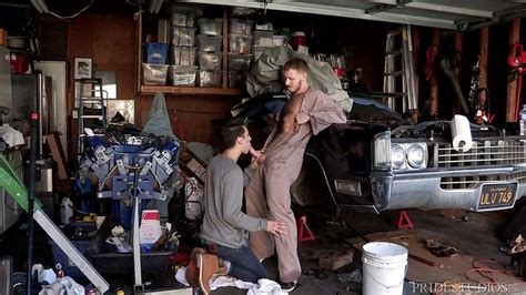 Spencer Whitman Roman Daniels In Mechanic Work Makes Them Horny HD From Pride Studios
