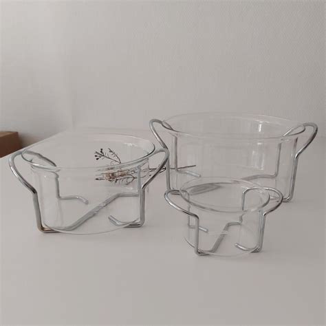 Vintage Bodum Denmark Set Of Hot Pots Glass Dishes Glass Casseroles Ovenproof S Design