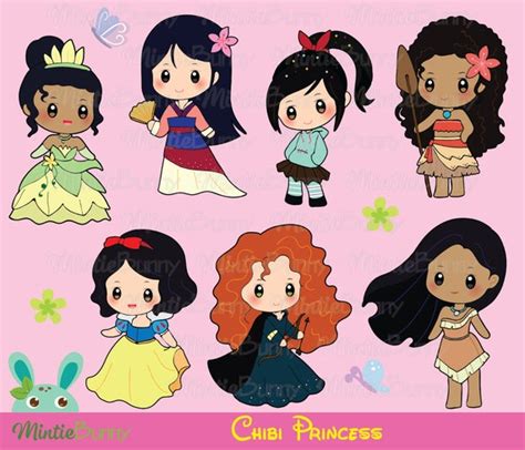 How To Draw Disney Princesses Step By Step Chibi