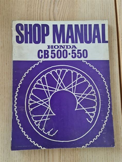 Honda Cb500 Cb 500 Cb550 550 Shop Manual Werkstatthandbuch Kaufen Auf