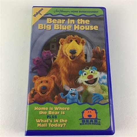 Henson Bear In The Big Blue House Vhs Tape Grelly Usa