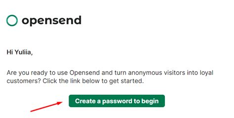 Activating your Opensend account
