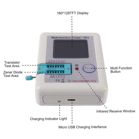 LCR TC1 Multi Function Tester Colorful Display Argentina Ubuy