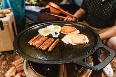Gusseisen Plancha für Bonfire Feuerstelle für Hot Pott