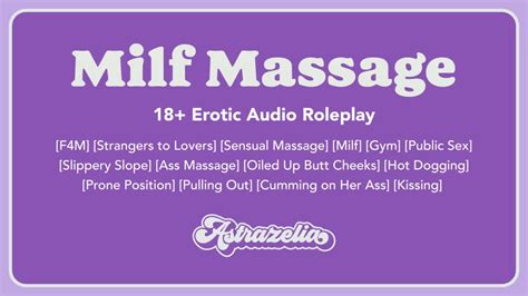 Cougar Rubdown Erotic Audio Sensual Massage Older Milf At The Gym Hotntubes