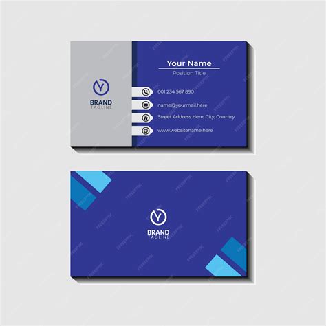 Premium Vector | Business Card for Commercial Uses