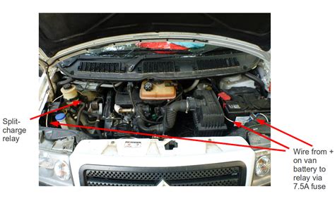 Zero Carbon Adventures: Citroen Dispatch - Split-charge relay leisure