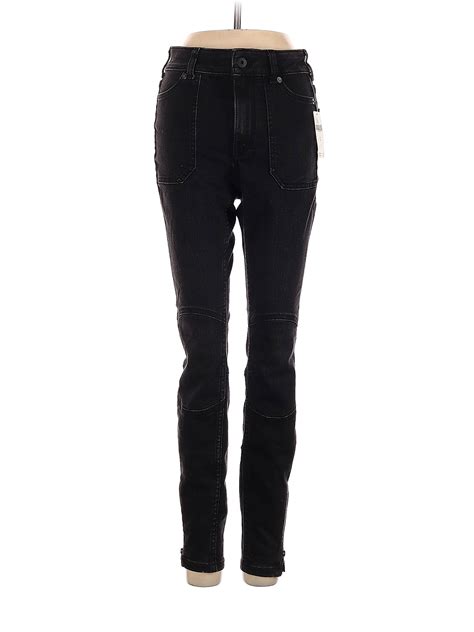 Pilcro by Anthropologie Solid Black Jeans 25 Waist - 82% off | thredUP