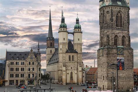 Die Stadt Halle, die Saale und das Salz