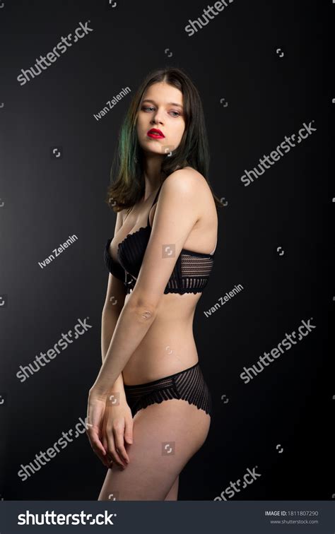 Cute Brunette Female Model Posing Wearing Stock Photo 1811807290 Shutterstock