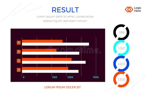 Result graph design stock vector. Illustration of circle - 273878830