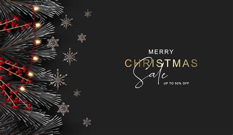 Premium Vector | Christmas and new year banner