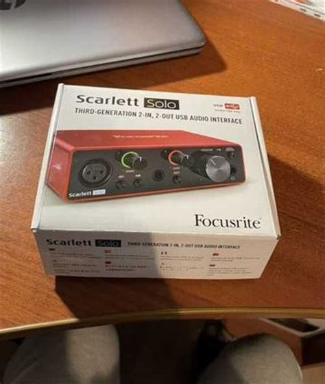 Focusrite scarlett solo 3rd gen Festima Ru Мониторинг объявлений